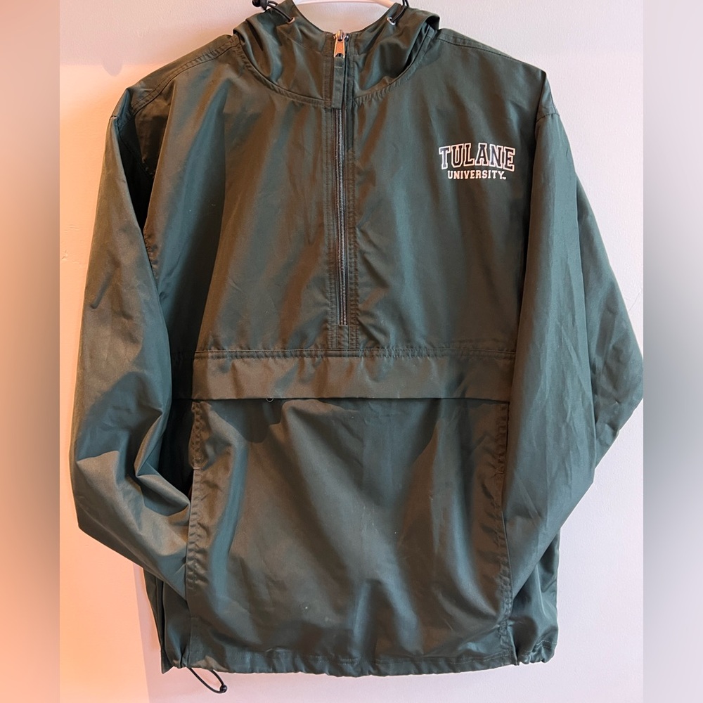 Champion XS Forest Green Tulane Raincoat